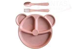 Kit refeição infantil com 3 peças - Dantas