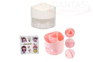 Organizador Multuiuso Giratório 13,5x12,8cm - Dantas