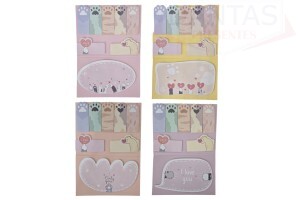 KIT BLOCO DE NOTAS DE PAPEL 15 FOLHAS MEDIDA 14*11CM