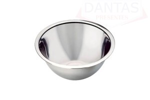 SALADEIRA C/ TAMPA INOX (20CM)