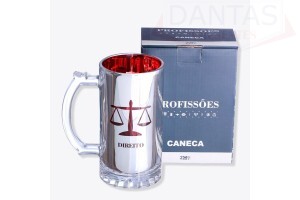 CANECA DE CHOP 450ML ELETROSTATICA PROFISSOES DIREITO