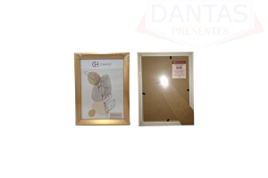 PORTA RETRATO PP BELLA CHAMPAGNE 13CM X 18CM