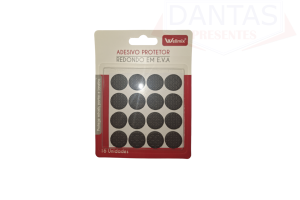 CJ 16 PROTETORES DE PISO EVA REDONDO