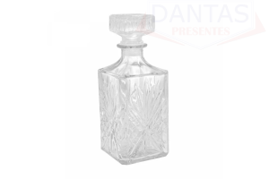 GARRAFA PARA WHISKY DE VIDRO DUBLIN 900ML