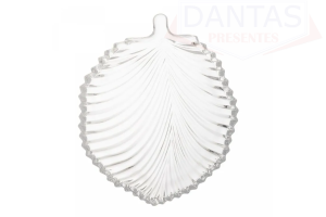 Folha decorativa de cristal Leaf 20,5x17x2,5cm - Lyor