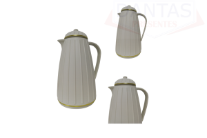 GARRAFA TERMICA DE PLASTICO CARROSSEL BRANCA 1L