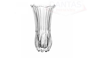 VASO DE VIDRO TULIPA 12,5CM X 12,5CM X 22,5CM