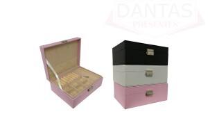 PORTA JOIAS  MEDIDA 17X23X8CM