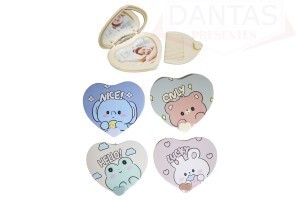 ESPELHO DE VIDRO COM MOLDURA EM PLÁSTICO