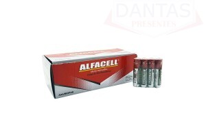 PILHA ALFACELL COMUM PALITO AAA 1.5V