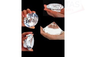 ENFEITE DE MESA TRANSPARENTE