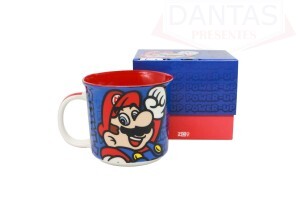 CANECA DE CERÂMICA TOM 350ML SUPER MARIO