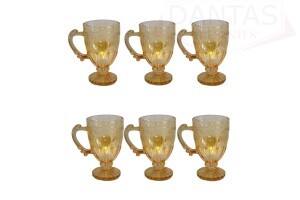 CJ 6 CANECA DE CRISTAL  190ML