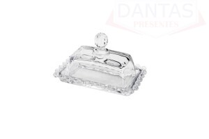MANTEIGUEIRA CRISTAL DE CHUMBO PEARL 14x9x8cm