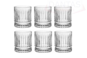 JG 6 COPO DE CRISTAL DE CHUMBO DELI DIAMANTE