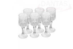 CJ 6 TACAS P/LICOR DE VIDRO SODO-CALCICO DIAMANTE