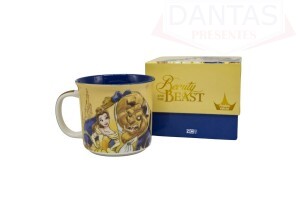 CANECA DE CERÂMICA TOM 350ML A BELA E A FERA