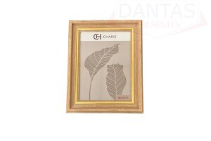 PORTA RETRATO MDF ELEGANCE CASTANHO 15CM X 21CM