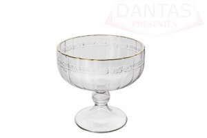 TAÇA PARA SOBREMESA DE CRISTAL