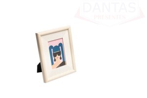 PORTA-RETRATO DE POLIÉSTIRENO ROPE BEGE 10CM X 15CM