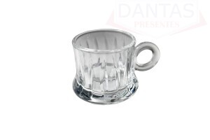  XÍCARA DE CAFÉ DE VIDRO SPACE SORTIDA 70ML