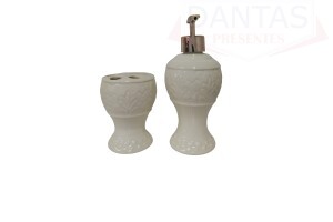 KIT DE BANHEIRO DE PORCELANA