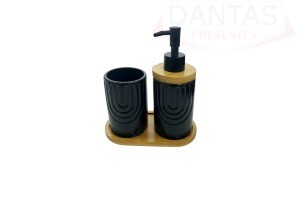 KIT DE BANHEIRO DE PORCELANA 3PCS