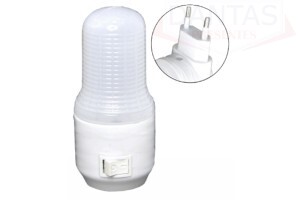 LUZ NOTURNA, LUMINARIA DE CABECEIRA, CONCEBIDOS PARA SEREM UTILIZADOS UNICAMENTE COM FONTES DE LUZ  TAM: 8x4cm