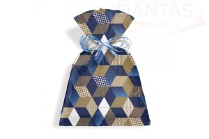 SACO PARA PRESENTE 25X35CM CUBOS