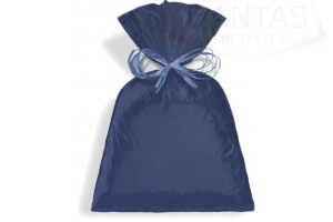SACO PARA PRESENTE 30X45CM PEROL. AZUL