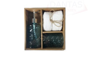 JOGO DE BANHEIRO COM 3 PCS