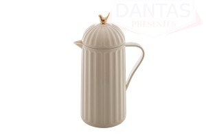 Garrafa Térmica Plástico Bird Branca 1 Litro Wolff Gourmet - Rojemac