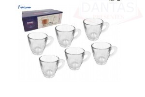 JOGO DE XICARA DE CAFÉ 50ML C/6 PCS