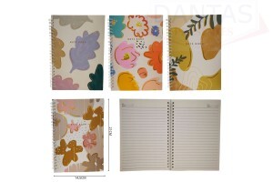 BLOCO DE ANOTAÇÕES  FORMATO A5, CONTENDO 58 PAG 14,5*21CM 