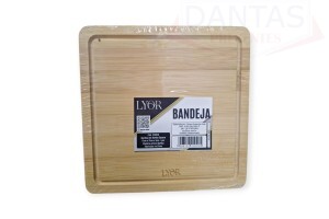 TABUA DE BAMBU SQUARE 17CM X 17CM X 1CM