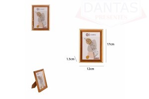 PORTA RETRATO PP BELLA CHAMPAGNE 10CM X 15CM