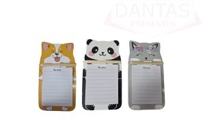 BLOCO DE NOTAS 50 FOLHAS  COM IMÃ 17*8.5CM