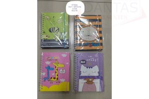 CADERNETA PAUTADO 50 FOLHAS