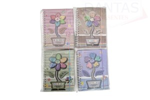 CADERNETA PAUTADO 50 FOLHAS