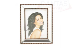 PORTA RETRATO DE PLASTICO TOP ESPELHADO 10X15CM