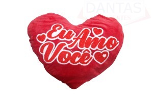ALMOFADA  FORMATO CORAÇÃO 33CM