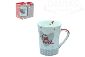 CANECA CERAM MUDDY 300ML AMAR VOCE