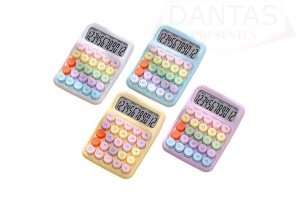 CALCULADORA 12 DÍGITOS TECLADO MECÂNICO