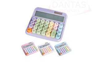 CALCULADORA 12 DÍGITOS TECLADO MECÂNICO