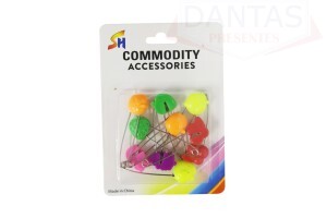 ALFINETE 10 PEÇAS 5.5CM