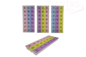 PORTA COMPRIMIDO 21 COMPARTIMENTOS