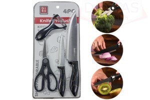 Kit - Cozinha Cabo de Plástico com 04 peças