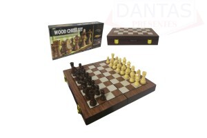 Jogo Xadrez Tabuleiro Com Imã Madeira Profissional 29x29cm