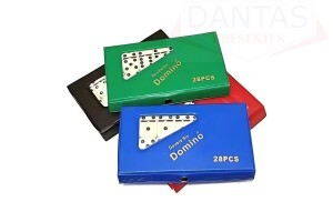 Jogo Dominó de Melamina com 28 Peças