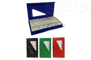 Jogo de Dominó colorido de Melamina com 28 peças